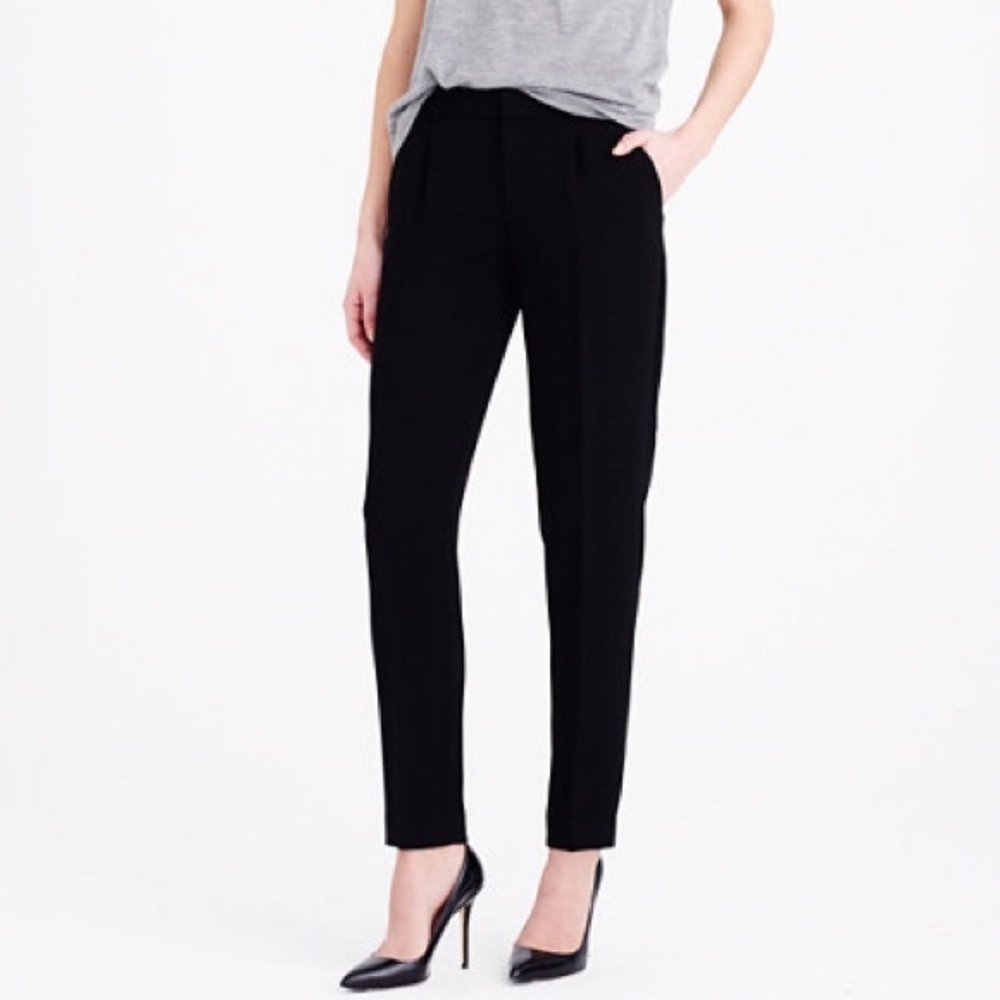 J.Crew Black Drapey Pull-On Pant sz14 NWT